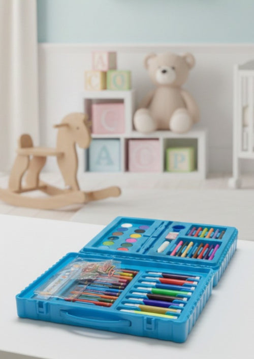 68 PCS Kids Art & Coloring Set – Creative Drawing Kit for Kids Available At Cuddle Card
