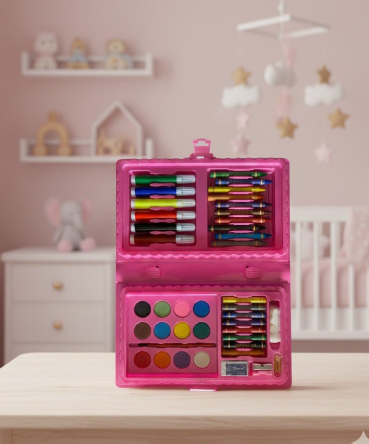 42 PCS Kids Art & Coloring Set – Creative Drawing Kit for Kids Available At Cuddle Card