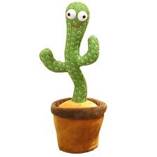 Dancing & Talking Cactus Toy – Singing, Recording & Dancing Plush for Kids Available At Cuddle Card